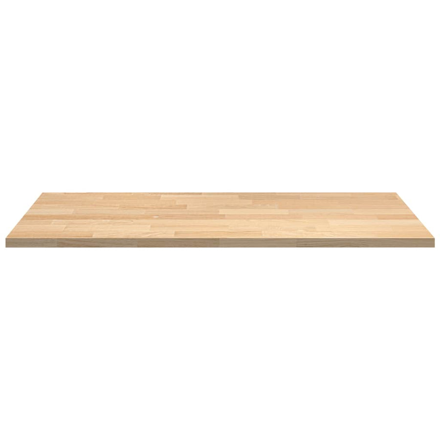 Keuken werkblad rechthoekig 120x63,5x2,7 cm massief eikenhout