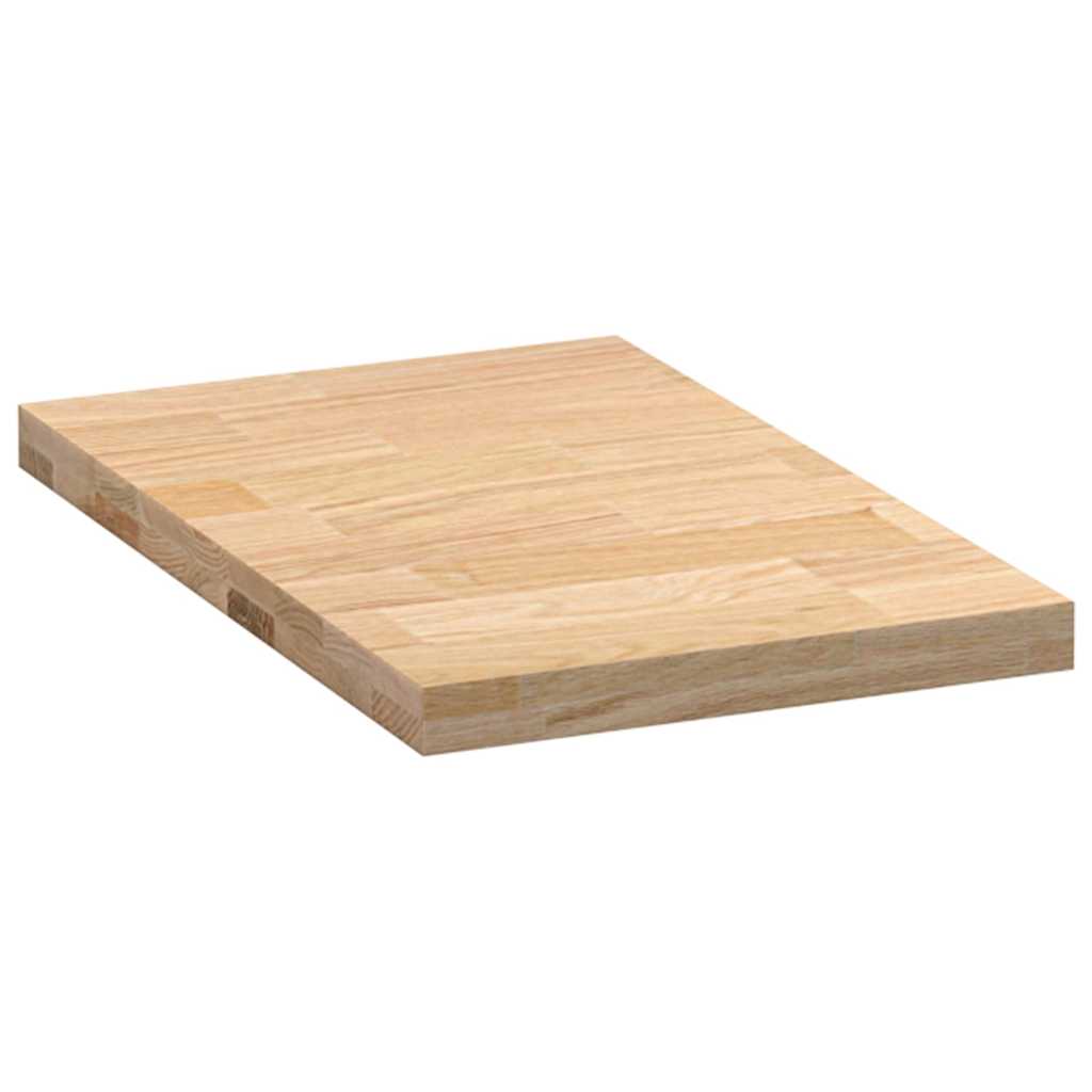 Keuken werkblad rechthoekig 40x63,5x4 cm massief eikenhout