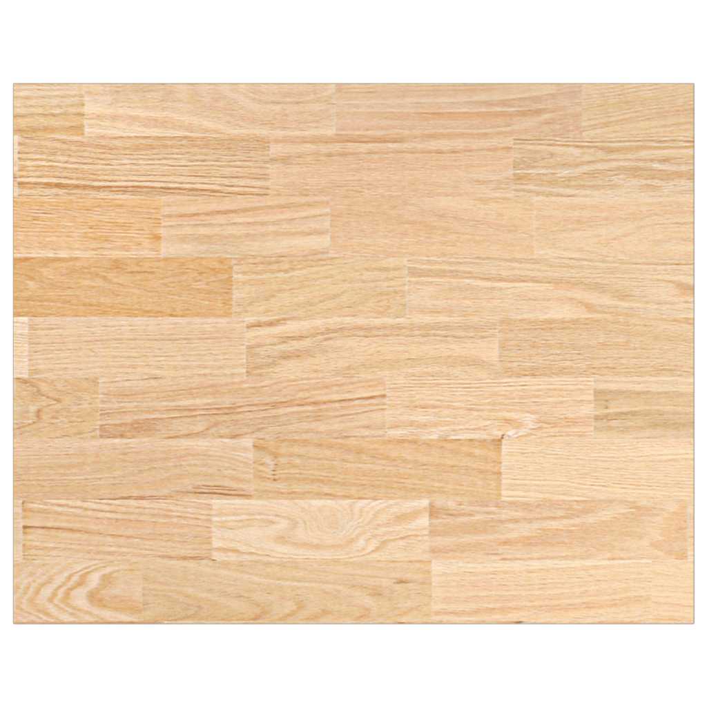Keuken werkblad rechthoekig 80x63,5x4 cm massief eikenhout