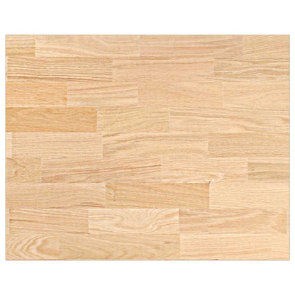 Keuken werkblad rechthoekig 80x63,5x4 cm massief eikenhout