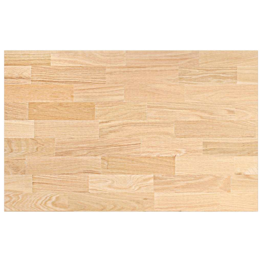 Keuken werkblad rechthoekig 100x63,5x4 cm massief eikenhout