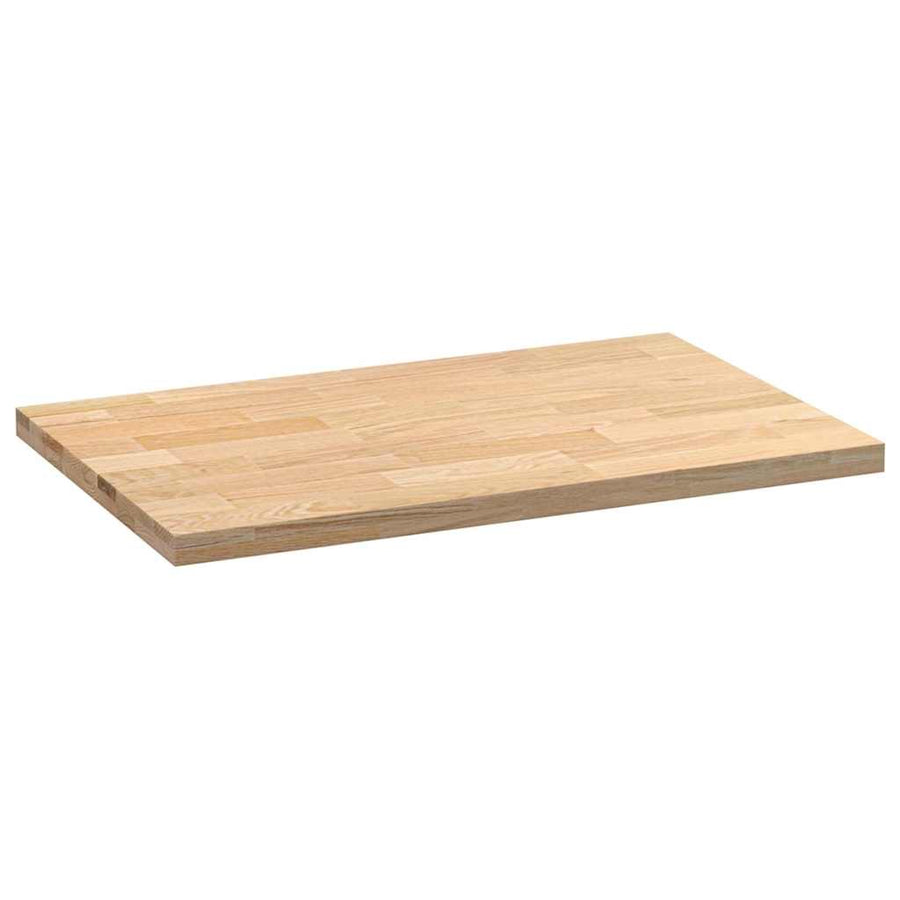 Keuken werkblad rechthoekig 100x63,5x4 cm massief eikenhout