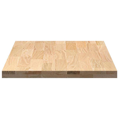 Keuken werkblad rechthoekig 100x63,5x4 cm massief eikenhout