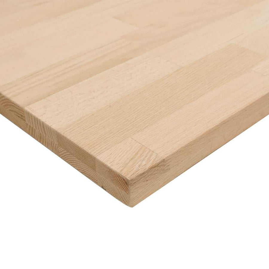 Keuken werkblad rechthoekig 100x63,5x4 cm massief eikenhout