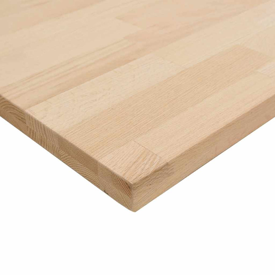 Keuken werkblad rechthoekig 120x63,5x4 cm massief eikenhout