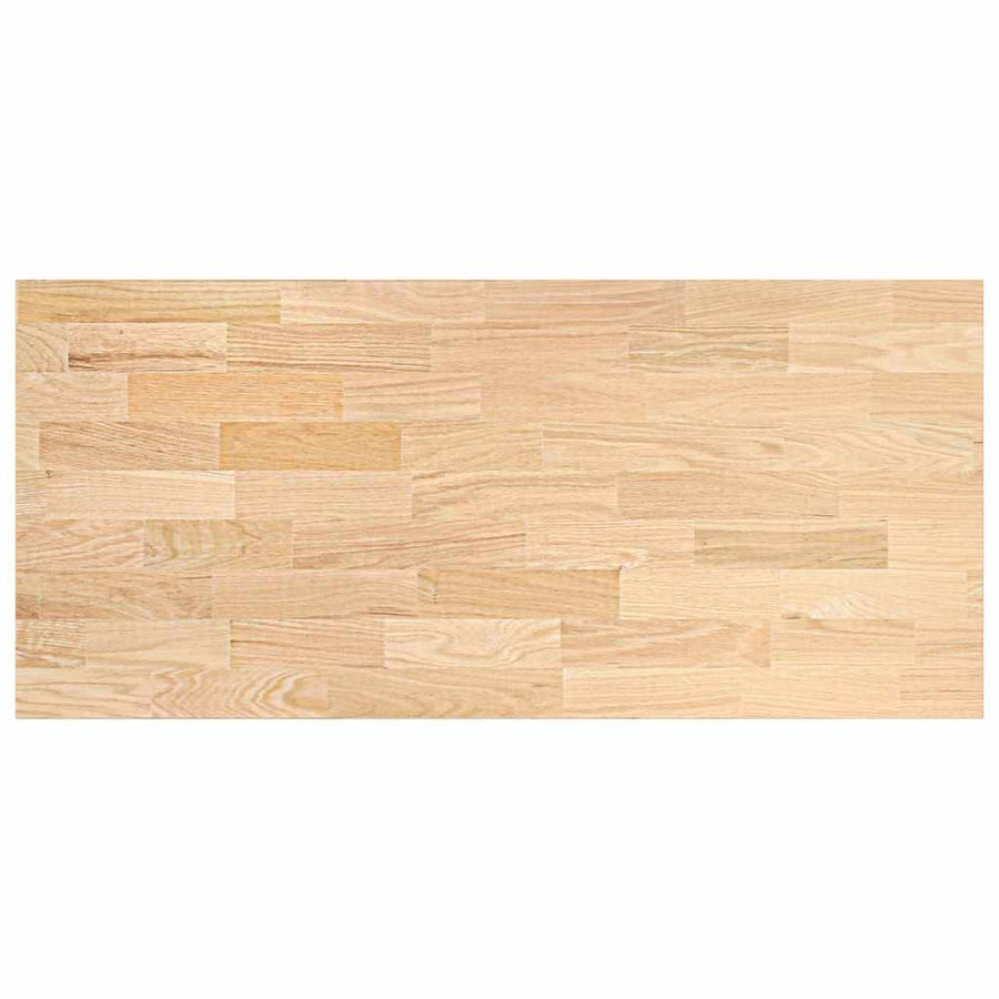 Keuken werkblad rechthoekig 140x63,5x4 cm massief eikenhout