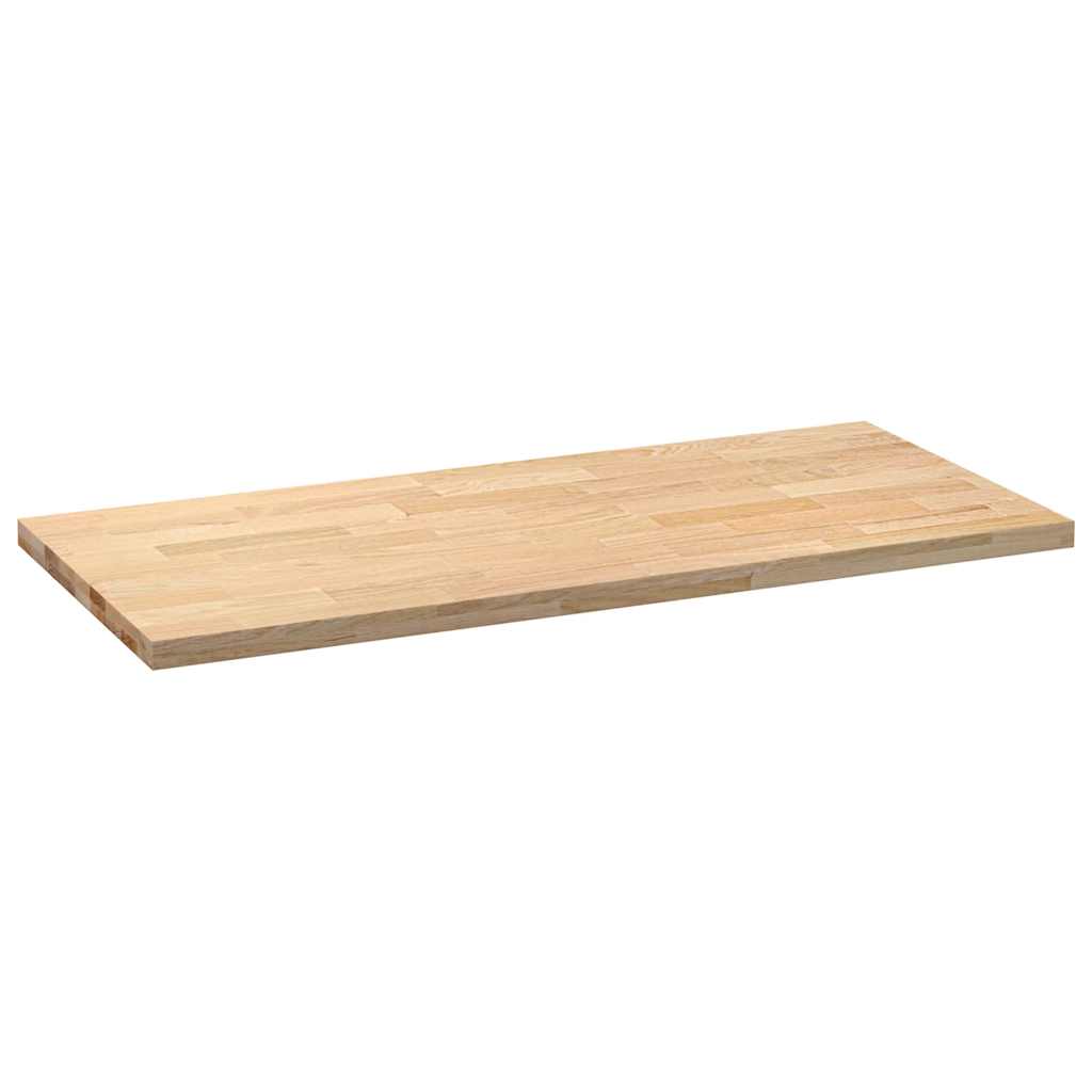 Keuken werkblad rechthoekig 140x63,5x4 cm massief eikenhout