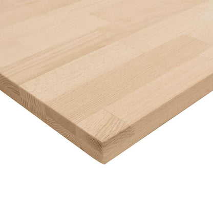 Keuken werkblad rechthoekig 140x63,5x4 cm massief eikenhout