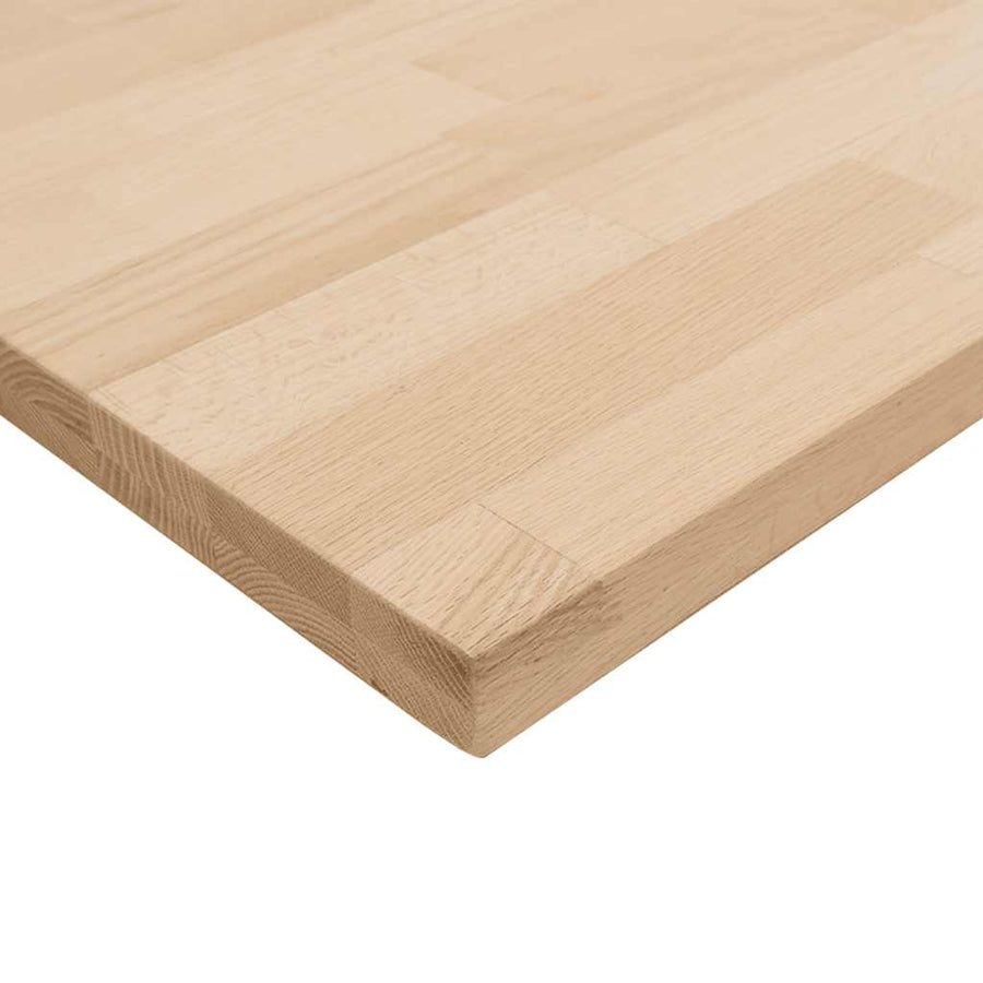 Keuken werkblad rechthoekig 140x63,5x4 cm massief eikenhout