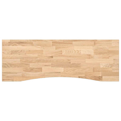 Bureaublad rechthoekig 140x50x2,5 cm onbehandeld eikenhout
