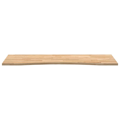 Bureaublad rechthoekig 140x50x2,5 cm onbehandeld eikenhout