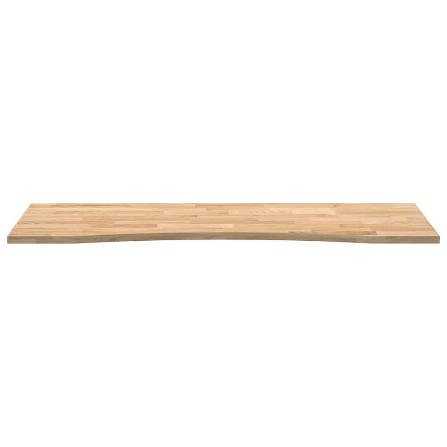 Bureaublad rechthoekig 140x50x2,5 cm onbehandeld eikenhout