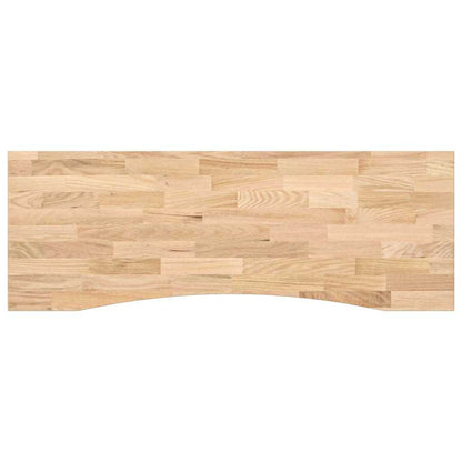 Bureaublad rechthoekig 140x60x2,5 cm onbehandeld eikenhout