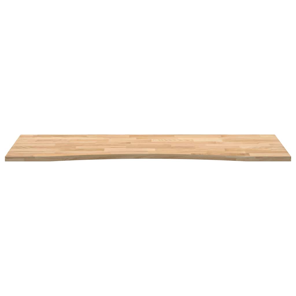 Bureaublad rechthoekig 140x60x2,5 cm onbehandeld eikenhout