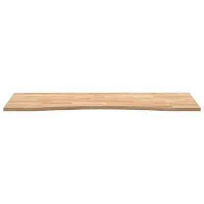 Bureaublad rechthoekig 140x60x2,5 cm onbehandeld eikenhout