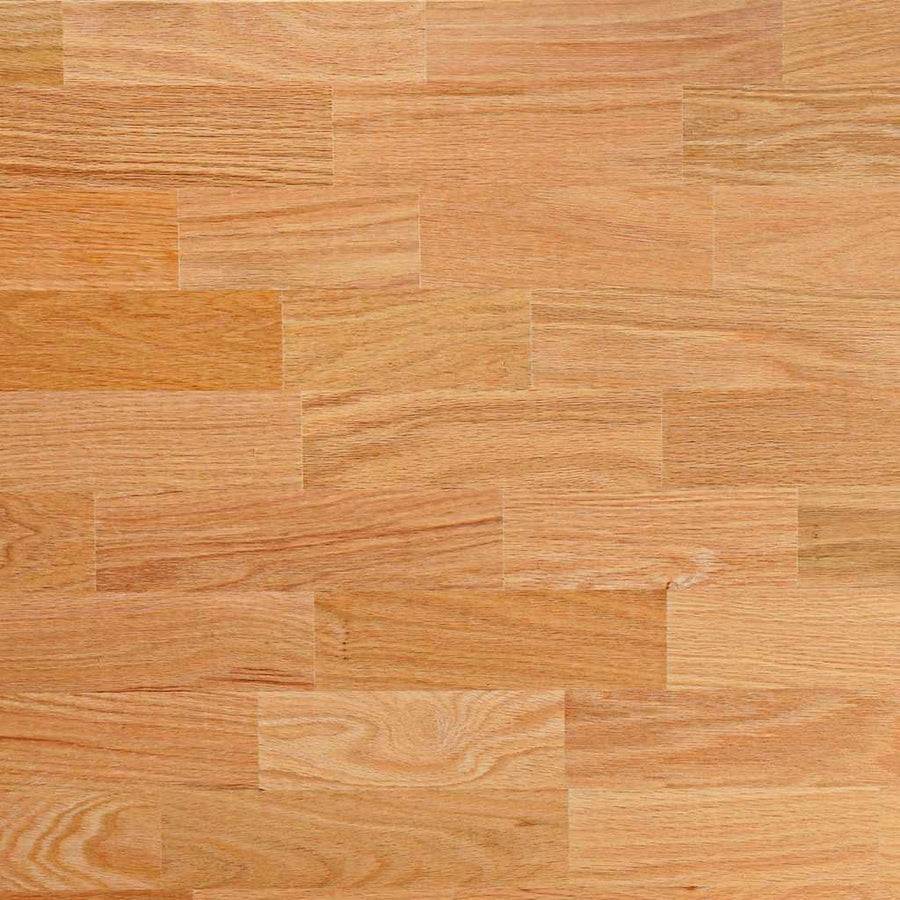 Bureaublad rechthoekig 80x50x2,5cm massief eikenhout lichtbruin