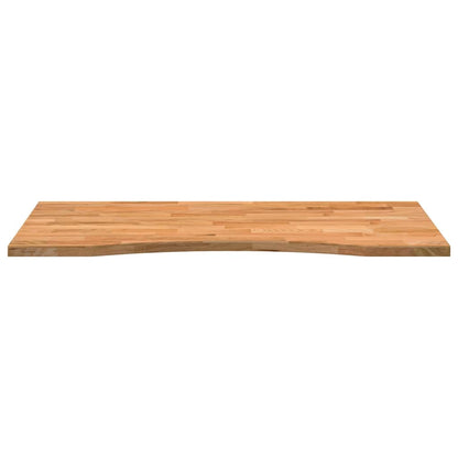Bureaublad rechthoekig 100x50x2,5 cm eikenhout lichtbruin