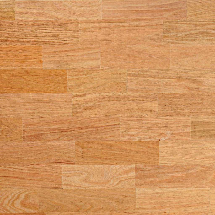Bureaublad rechthoekig 80x60x2,5cm massief eikenhout lichtbruin