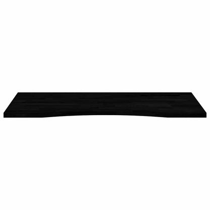 Bureaublad rechthoekig 100x50x2,5 cm eikenhout donkerbruin