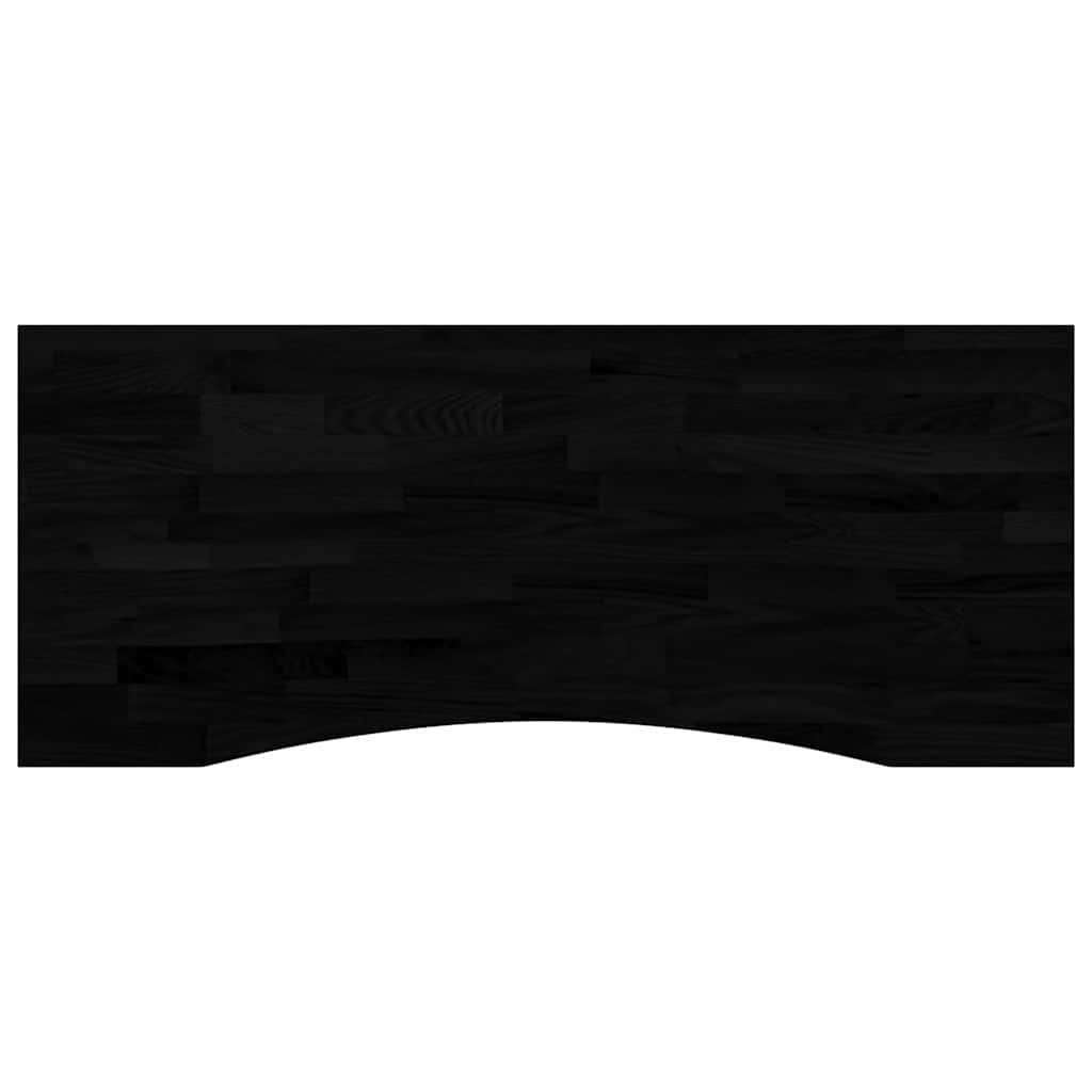 Bureaublad rechthoekig 120x50x2,5 cm eikenhout donkerbruin