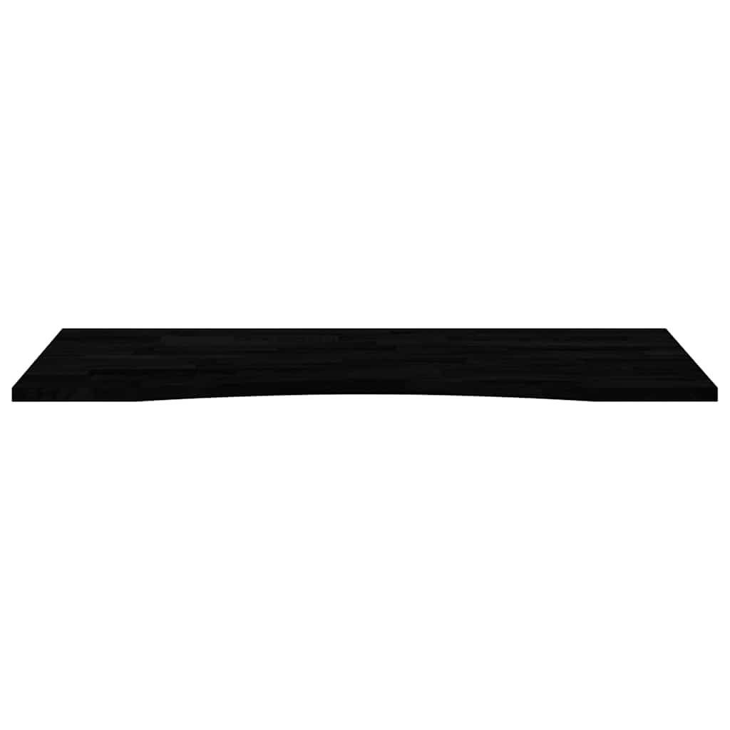 Bureaublad rechthoekig 120x50x2,5 cm eikenhout donkerbruin