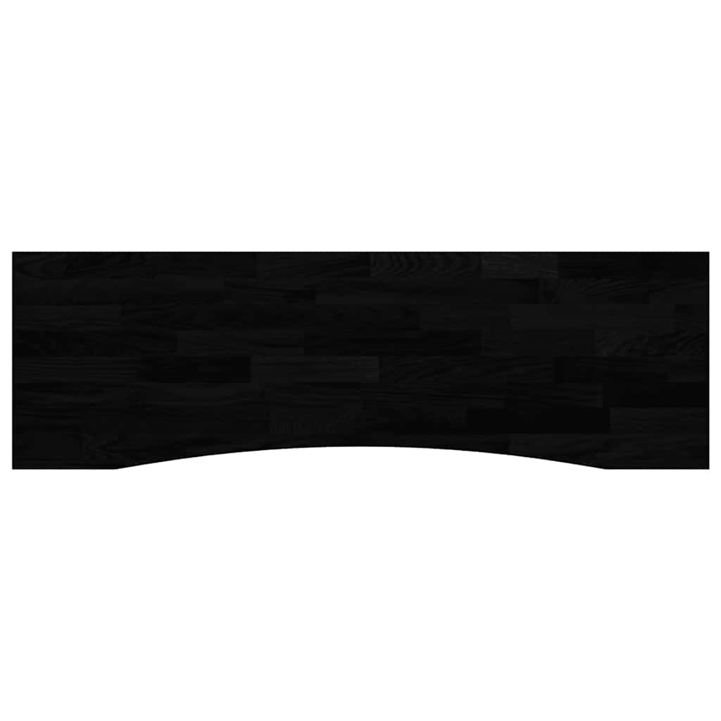 Bureaublad rechthoekig 160x50x2,5 cm eikenhout donkerbruin