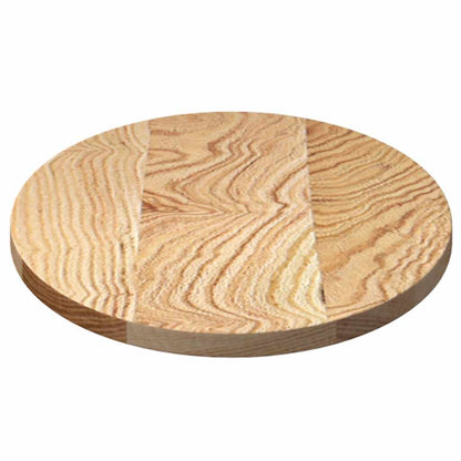 Tafelblad 80x40x2 cm ovaal massief eikenhout
