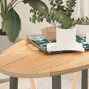 Tabletop 100x50x2 cm oval solid oak