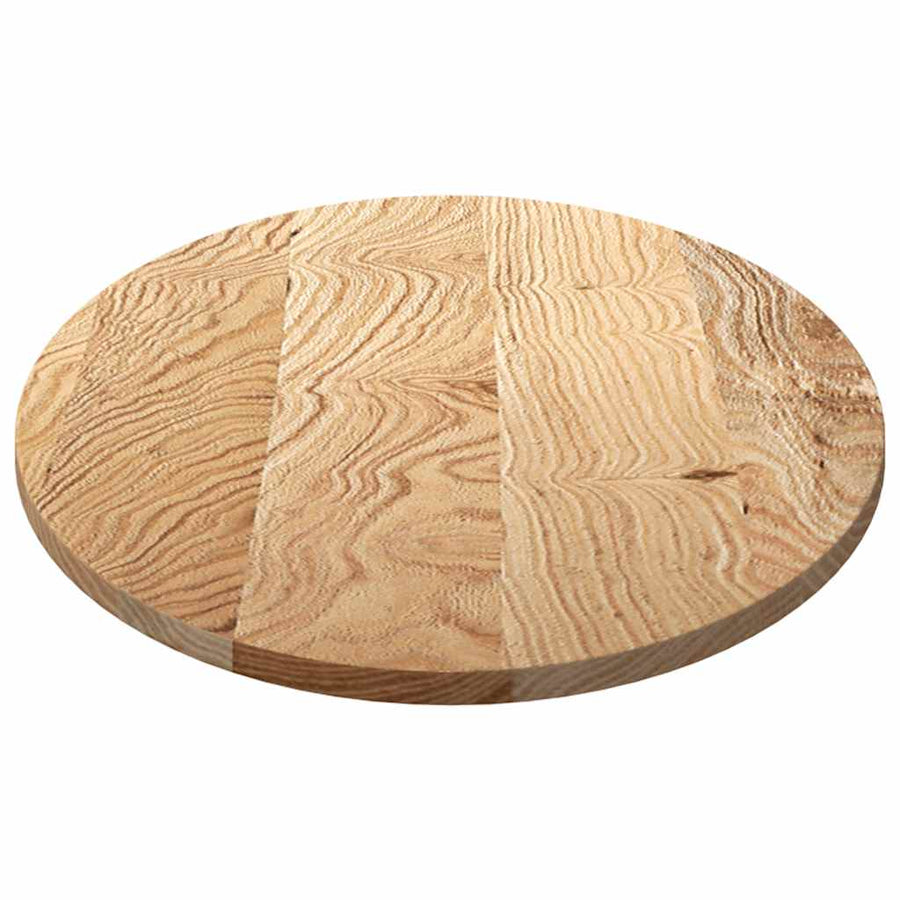 Tafelblad 120x60x2 cm ovaal massief eikenhout