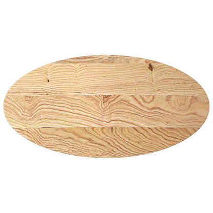Tafelblad 100x50x4 cm ovaal massief eikenhout