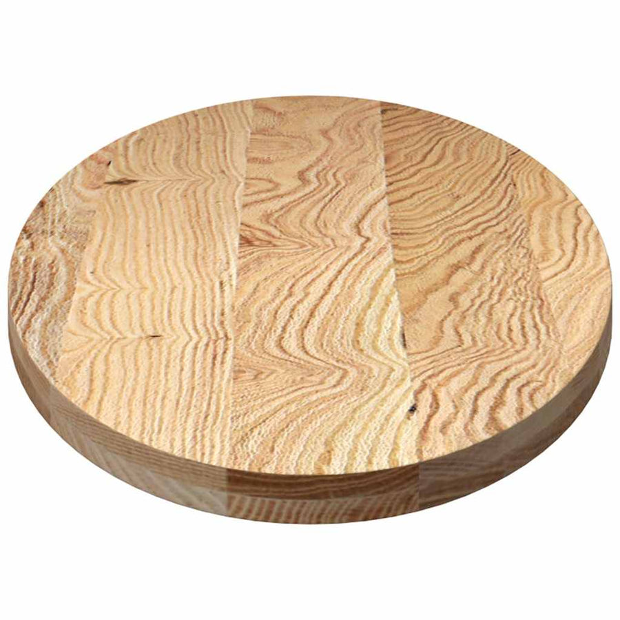 Tafelblad Ovaal Massief Eikenhout 140 x 60 x 4 cm Naturel