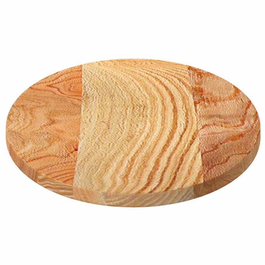 Tafelblad 80x40x2 cm ovaal massief eikenhout lichtbruin