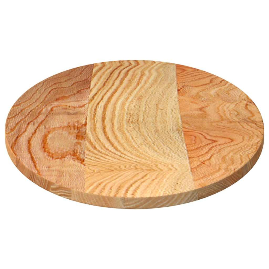 Tafelblad 100x50x2 cm ovaal massief eikenhout lichtbruin