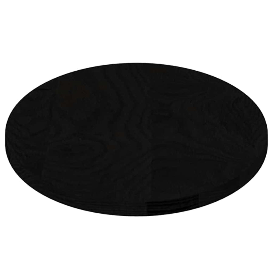 Tafelblad 80x40x2 cm ovaal massief eikenhout donkerbruin