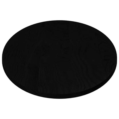 Tafelblad 140x60x2 cm ovaal massief eikenhout donkerbruin