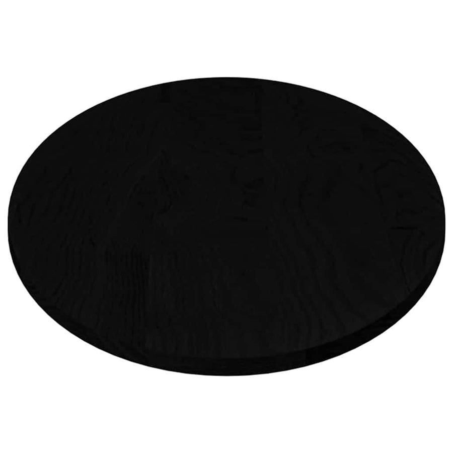 Tafelblad 140x60x2 cm ovaal massief eikenhout donkerbruin