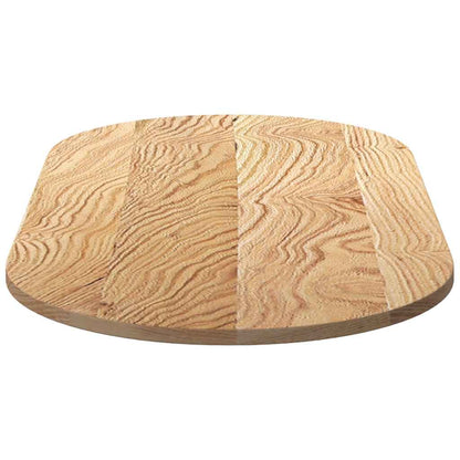 Tafelblad 120x60x2 cm ovaal massief eikenhout
