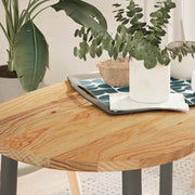 Tafelblad 100x50x2 cm ovaal massief eikenhout