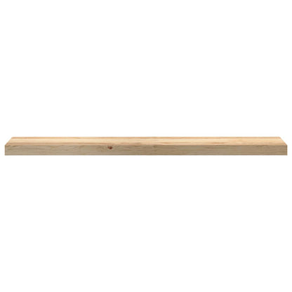 Vensterbanken 2 st onbehandeld 110x15x2 cm massief eikenhout
