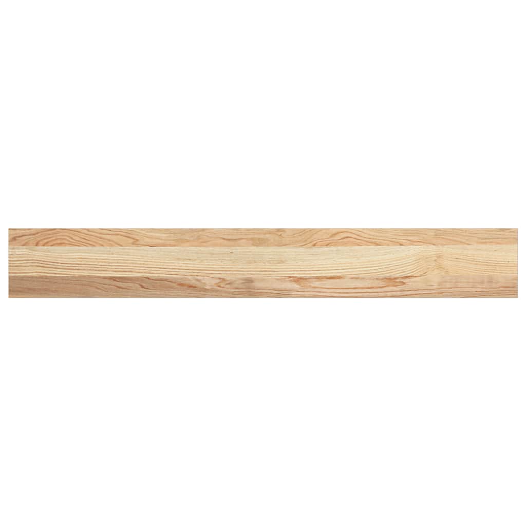 Vensterbanken 2 st onbehandeld 110x15x2 cm massief eikenhout