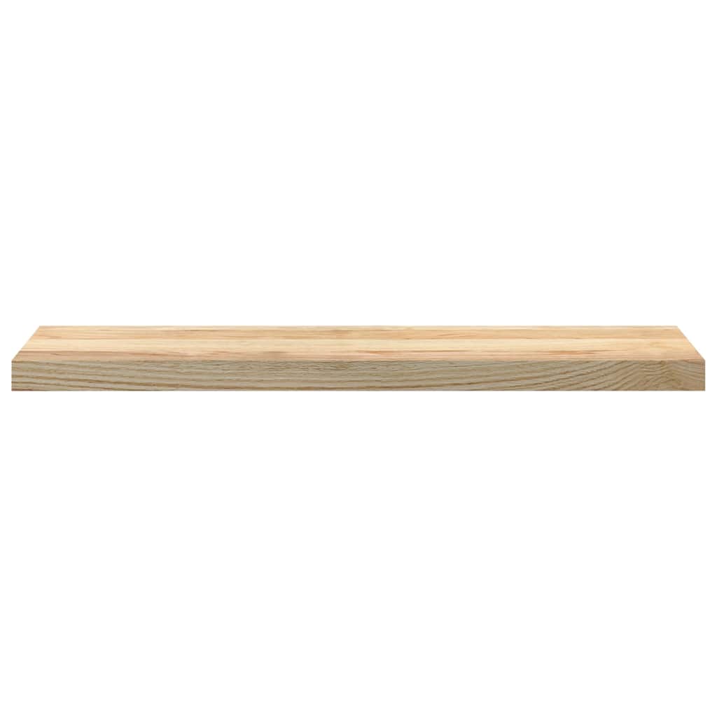 Vensterbanken 2 st onbehandeld 90x20x2 cm massief eikenhout