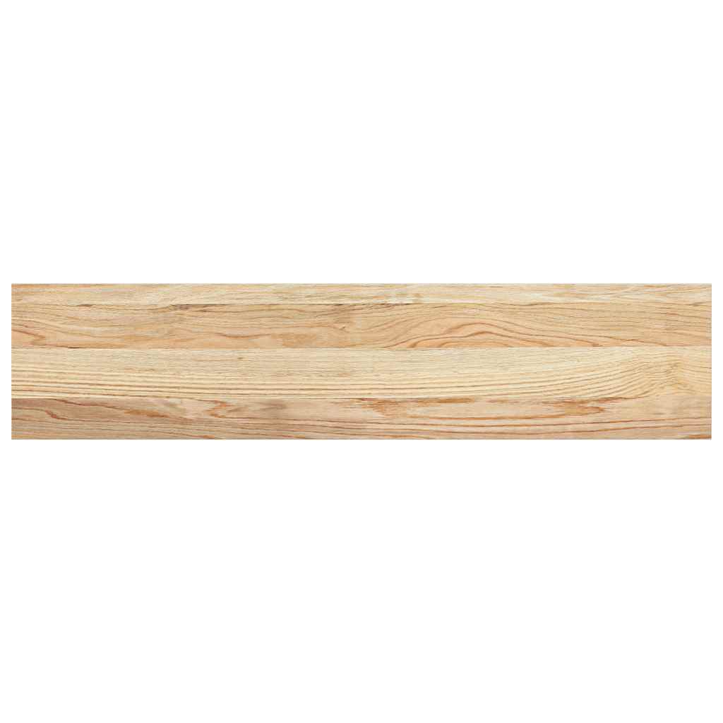 Vensterbanken 2 st onbehandeld 90x20x2 cm massief eikenhout