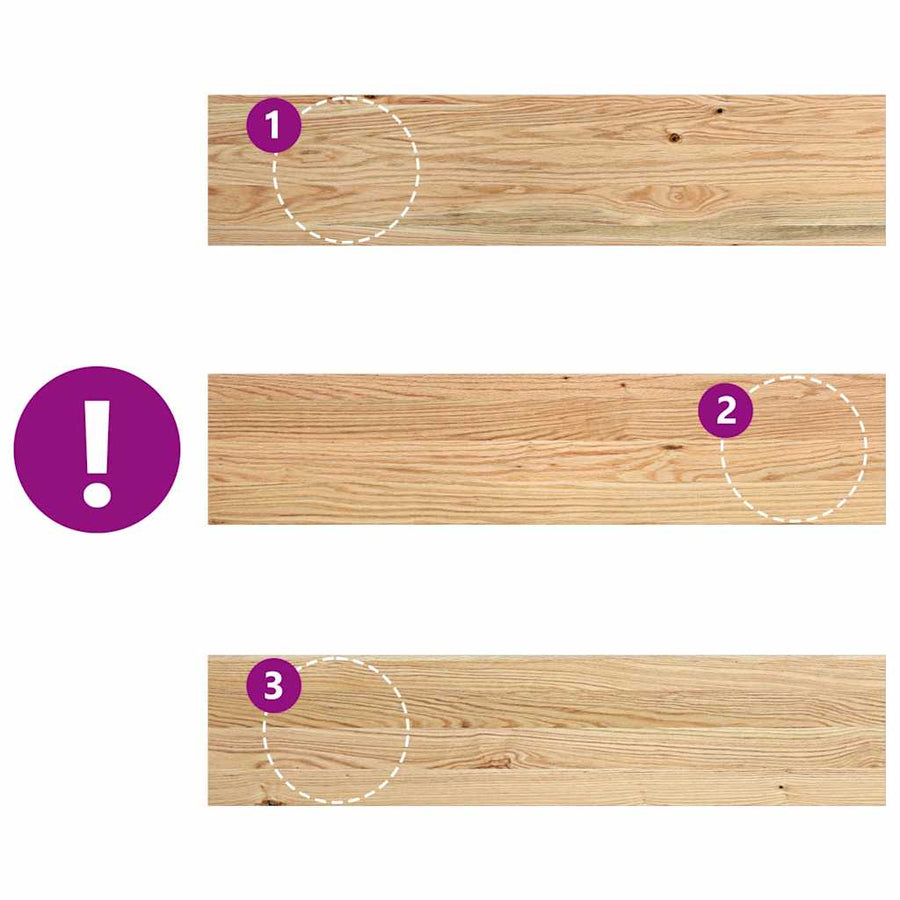 Vensterbanken 2 st onbehandeld 90x20x2 cm massief eikenhout