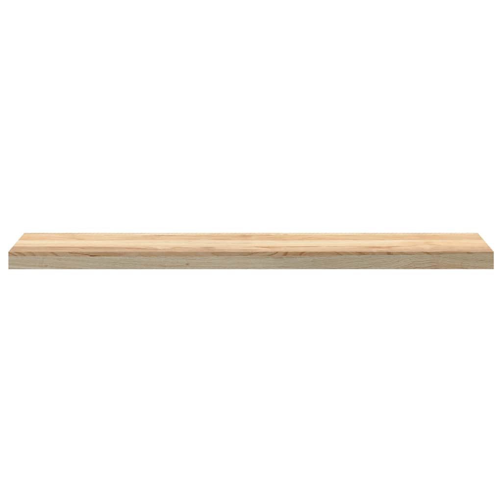Vensterbanken 2 st onbehandeld 110x20x2 cm massief eikenhout