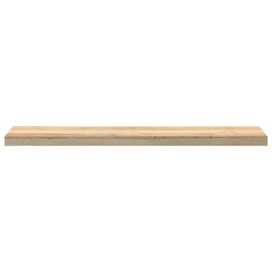 Vensterbanken 2 st onbehandeld 110x20x2 cm massief eikenhout