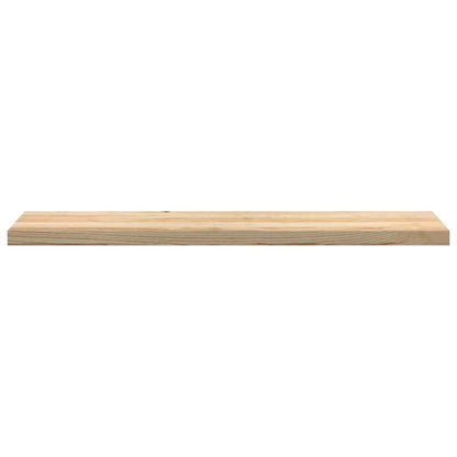 Vensterbanken 2 st onbehandeld 120x25x2 cm massief eikenhout