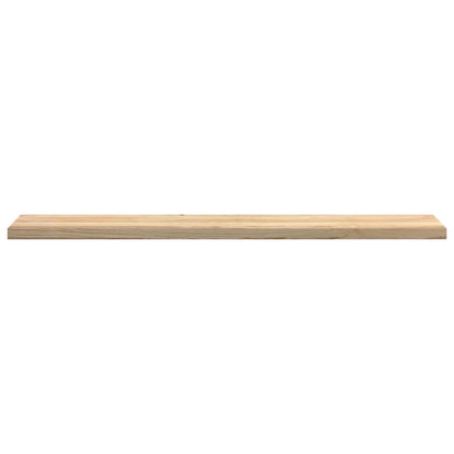 Vensterbanken 2 st onbehandeld 160x25x2 cm massief eikenhout