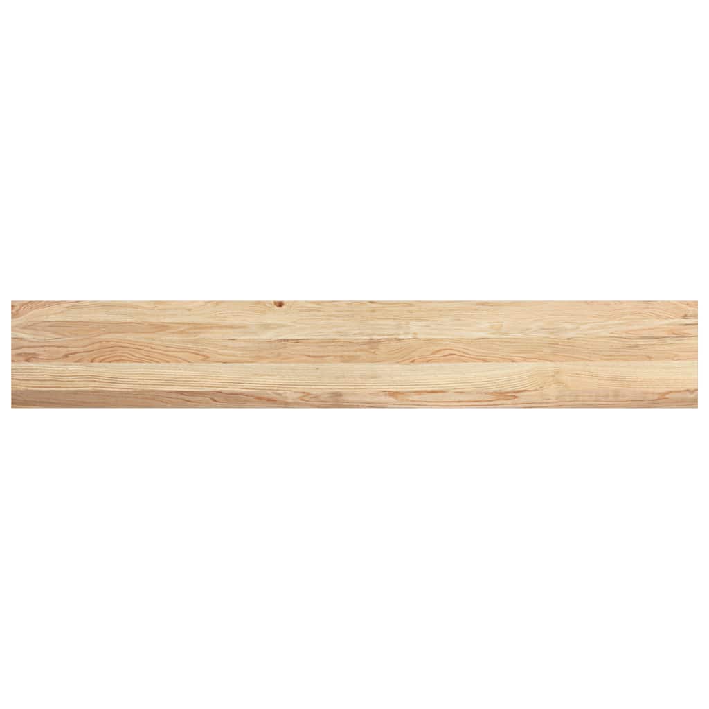 Vensterbanken 2 st onbehandeld 160x25x2 cm massief eikenhout