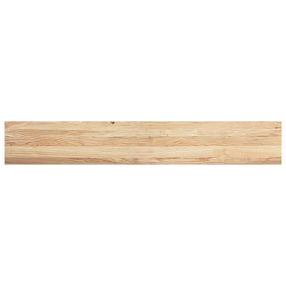 Vensterbanken 2 st onbehandeld 160x25x2 cm massief eikenhout