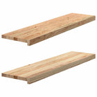 Vensterbank massief eikenhout 100x30x2 cm 2 stuks